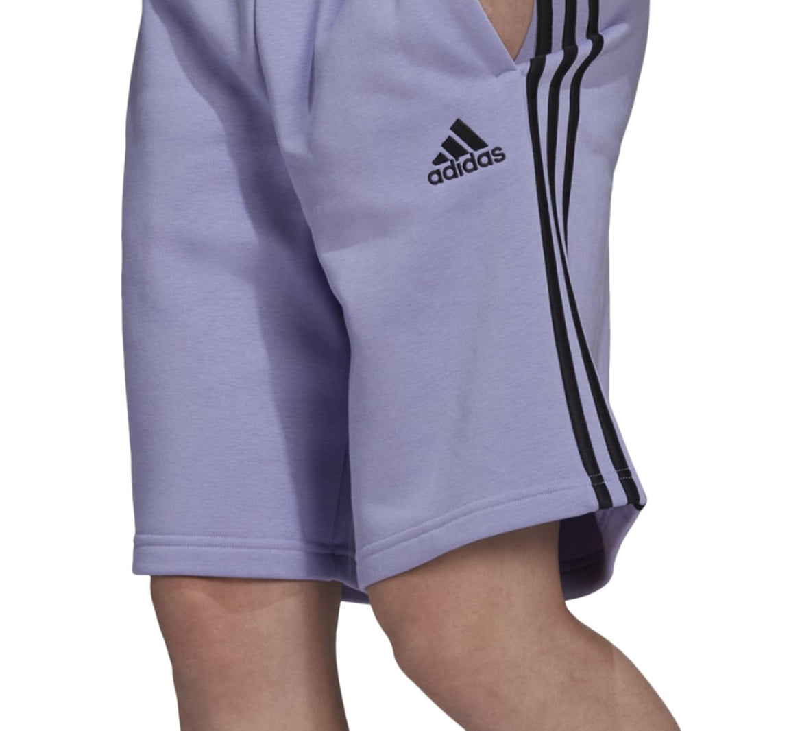 Shorts de lã adidas 3 Stripes 10 masculino, roxo, tamanho XX-G