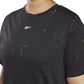 Camiseta Reebok Burnout Training Feminina Preta Tamanho 2X