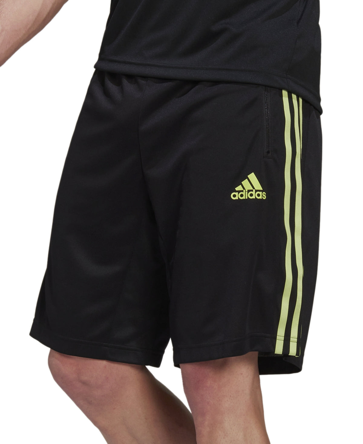 Shorts Adidas Primeblue Designed 2 Move 10 3 Stripes Masculino Preto Tamanho Médio