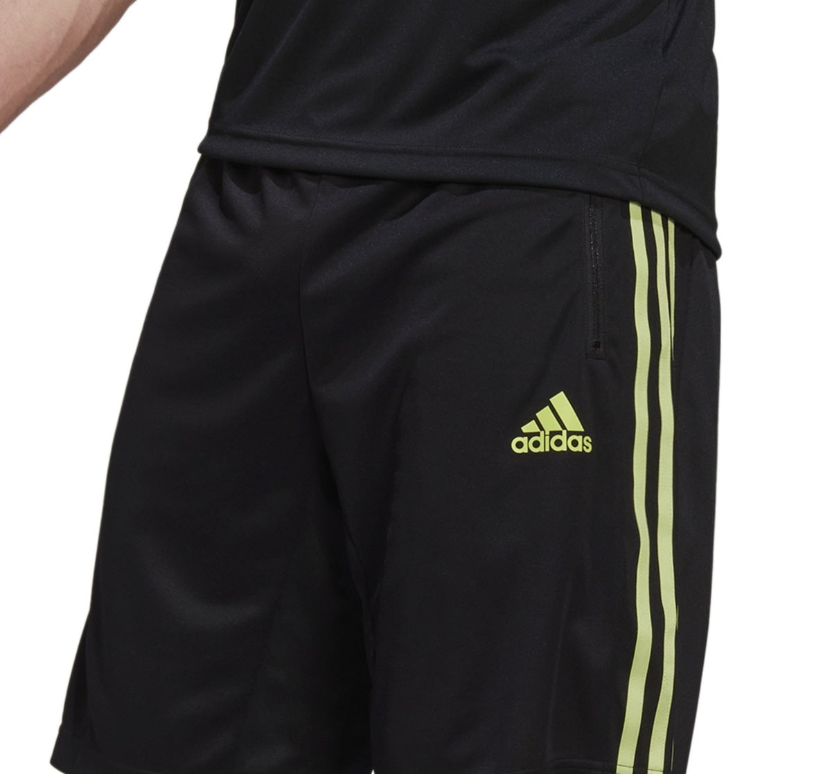 Shorts adidas Primeblue Designed 2 Move 10 3 Stripes Masculino Preto Tamanho XX-G
