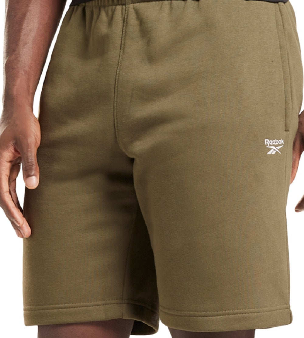 Shorts de lã masculino Reebok verde tamanho médio