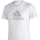 Camiseta Adidas Feminina Badge Of Sports Algodão com Logotipo, Branca, Tamanho X-G