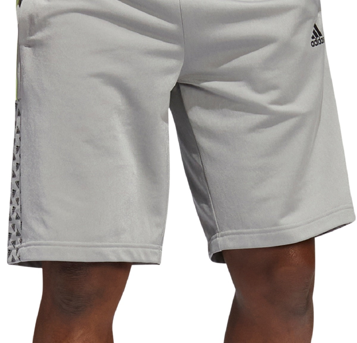 Shorts Adidas Badge Of Sport Regular Fit Tricot 10 Masculino Cinza Tamanho X-G