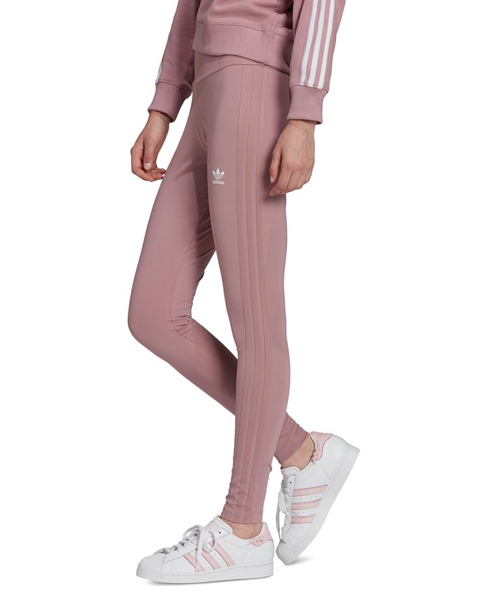 Calça legging feminina adidas roxa tamanho grande