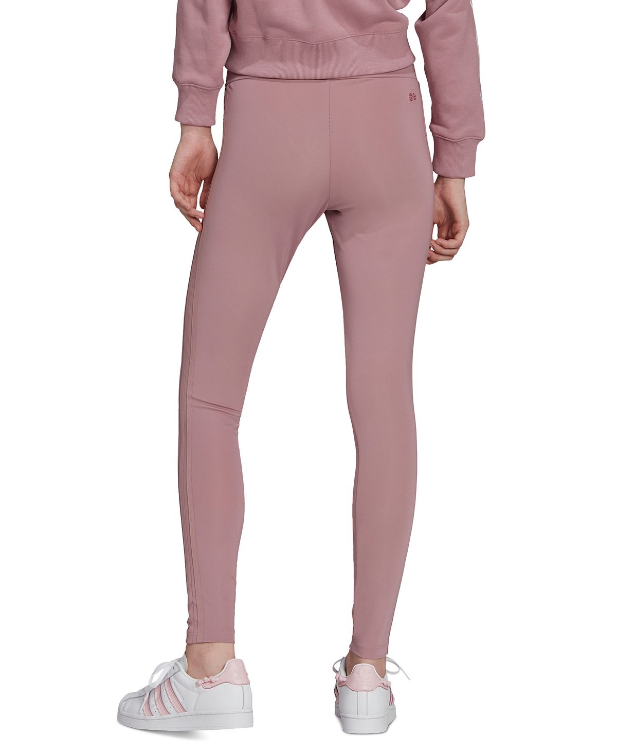 Calça legging feminina adidas roxa tamanho grande