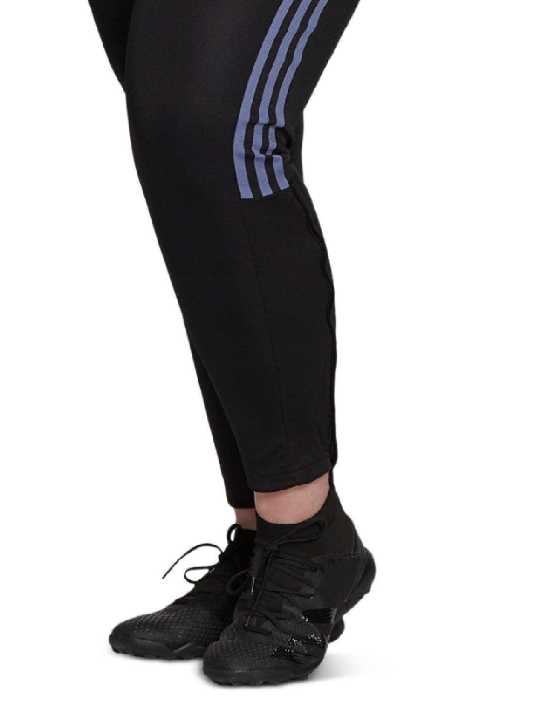 Calça de corrida feminina Adidas Tiro 21 preta, tamanho 3X