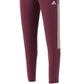 Calça de corrida feminina Adidas Tiro 21, tamanho pequeno, vermelha