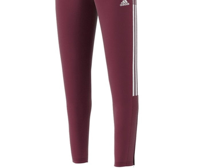Calça de corrida feminina Adidas Tiro 21 vermelha, tamanho XS