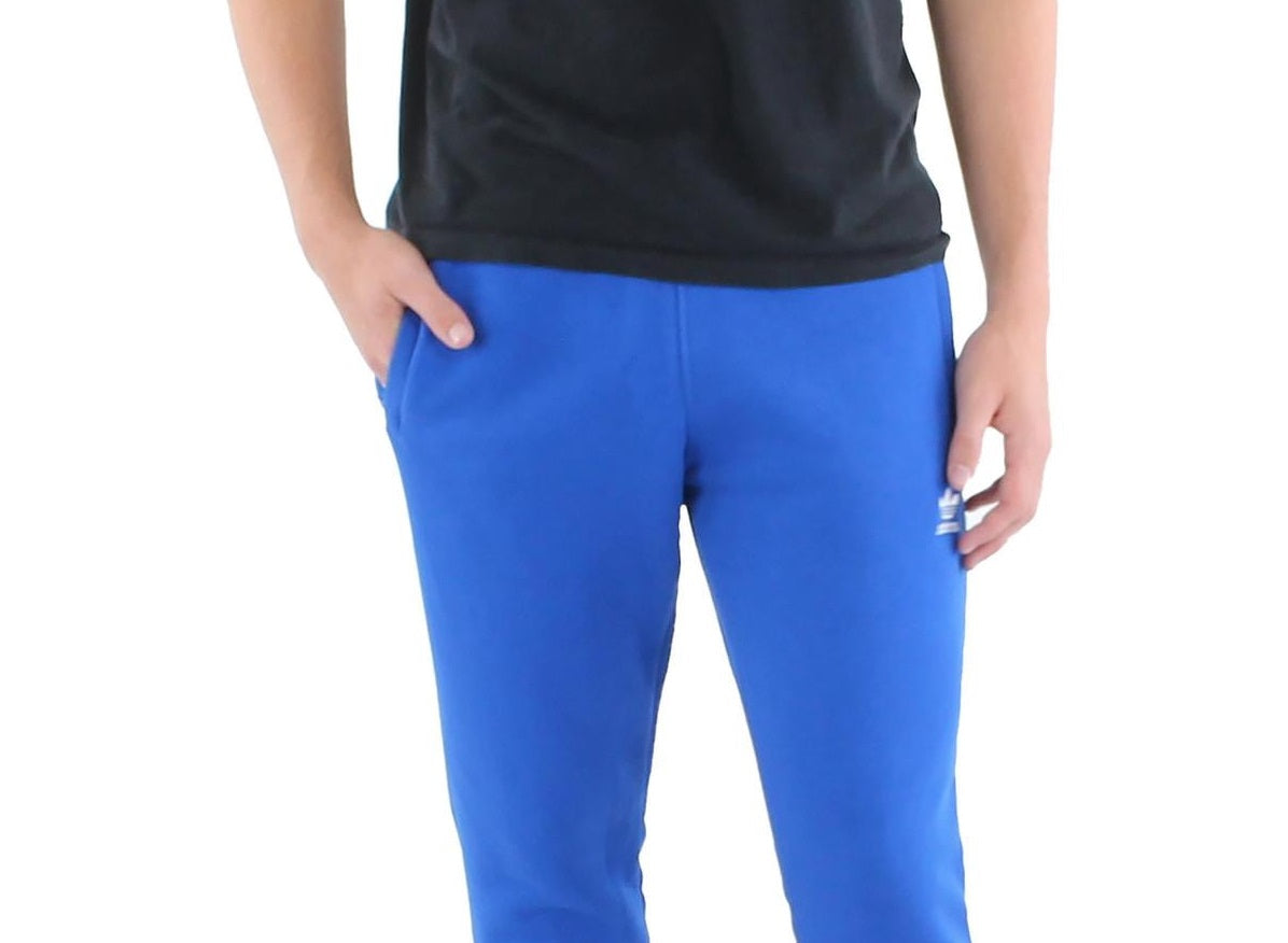 Calça de moletom adidas Essentials Slim Ft Tapered Leg Masculina Azul Tamanho Médio