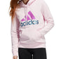Moletom com capuz feminino adidas Two Tone Logo Rosa Tamanho X-Large
