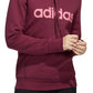 Moletom com capuz feminino Adidas Logo Vermelho Tamanho Médio
