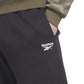 Reebok Men's Identity Slim Fit Logo Print Fleece Shorts Preto Tamanho P