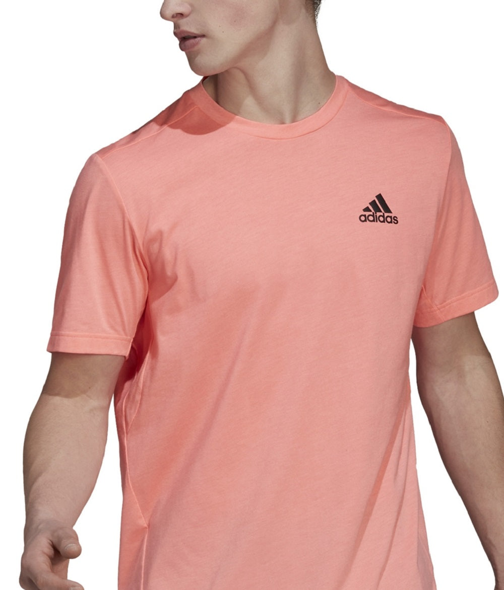Camiseta Adidas Feelready Performance Masculina Vermelha Tamanho Grande