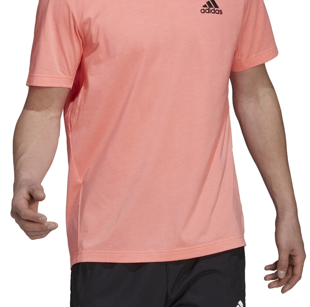 Camiseta Adidas Feelready Performance Masculina Vermelha Tamanho Grande