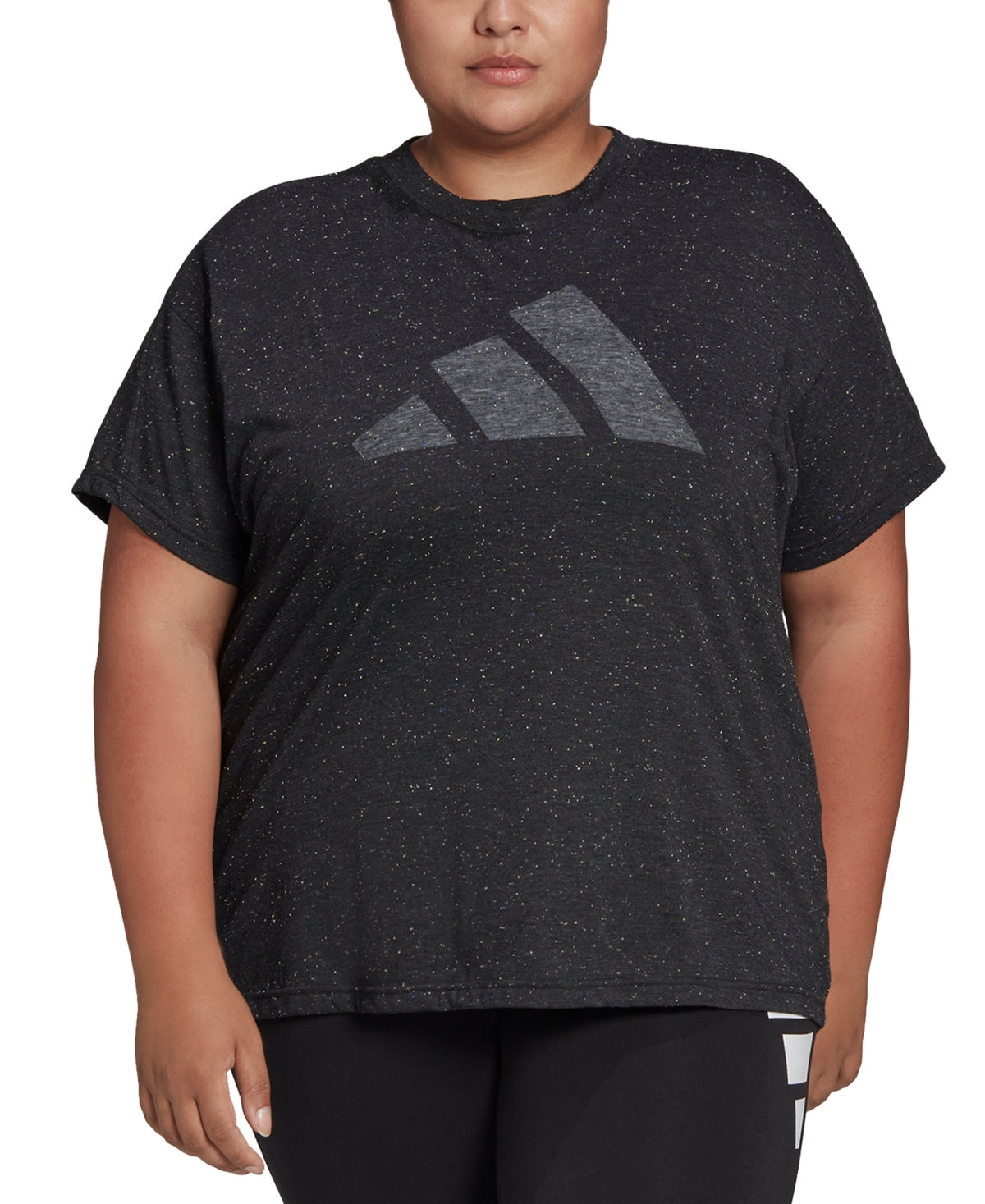Camiseta Adidas Future Icons Winners 3.0 Feminina Preta Tamanho 1X