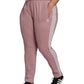 Calça Adidas Feminina Cintura Média Slim, Rosa, Tamanho 3X