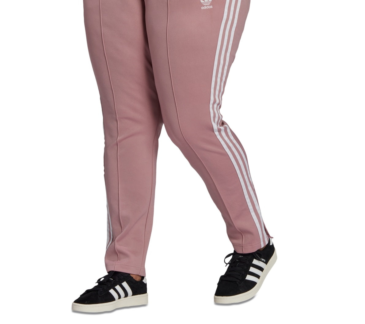 Calça Adidas Feminina Cintura Média Slim, Rosa, Tamanho 3X