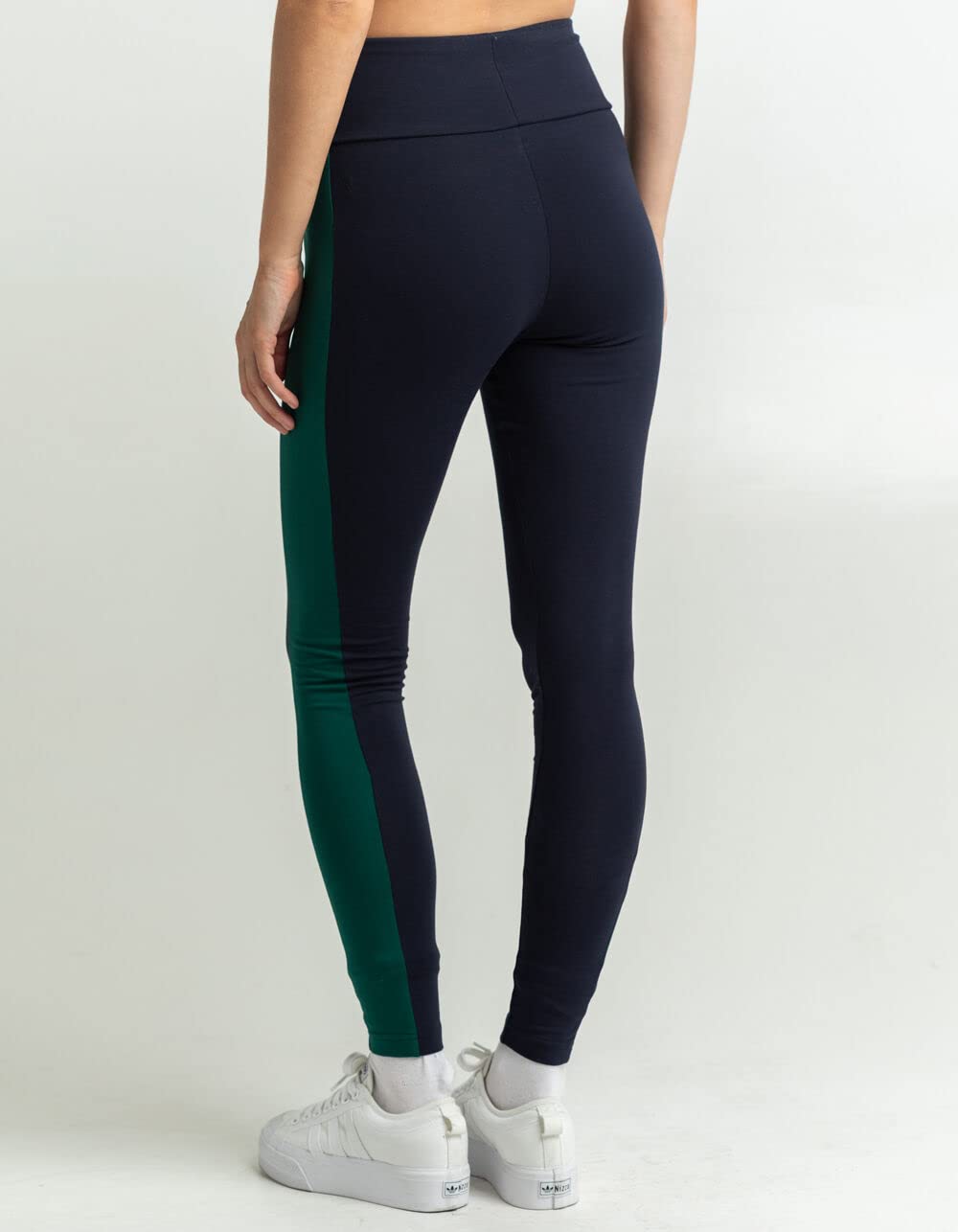 Leggings Adidas Colorblocked Feminina Azul Tamanho X-S