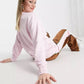 Moletom Adidas Originals Retro Luxury Crewneck Feminino Rosa Tamanho M