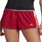 Shorts Adidas Pacer Feminino Vermelho Tamanho X-G