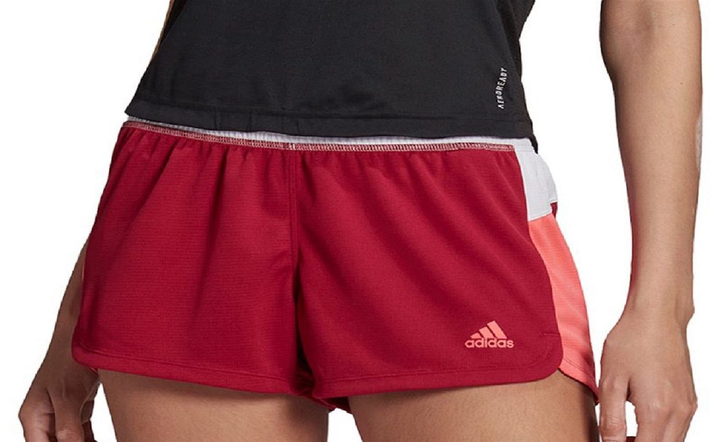 Shorts Adidas Pacer Feminino Vermelho Tamanho X-G