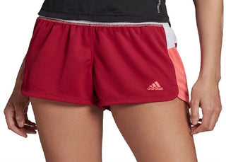 Shorts Adidas Pacer Feminino Vermelho Tamanho X-G