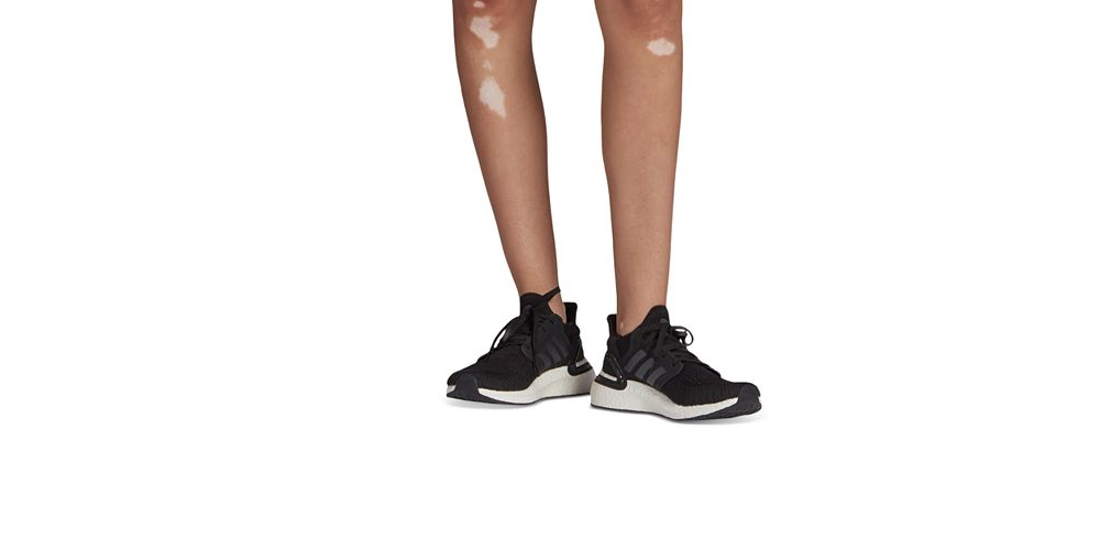 Shorts de treino feminino Adidas Colorblocked azul, tamanho médio