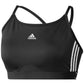 Sutiã esportivo feminino adidas 3 listras X Back preto tamanho 4X