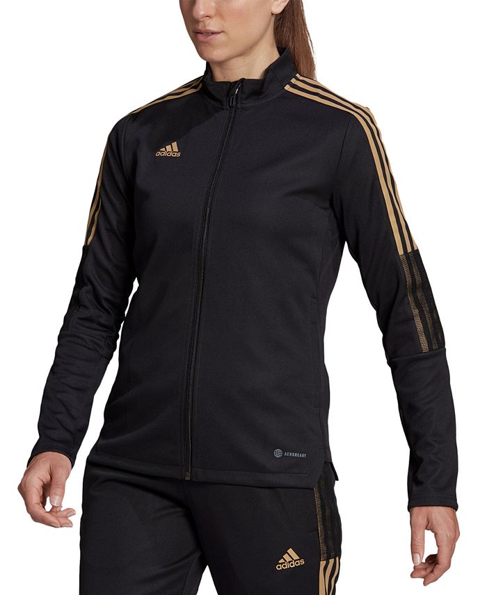 Jaqueta Adidas Tiro 21 Feminina Preta Tamanho Médio