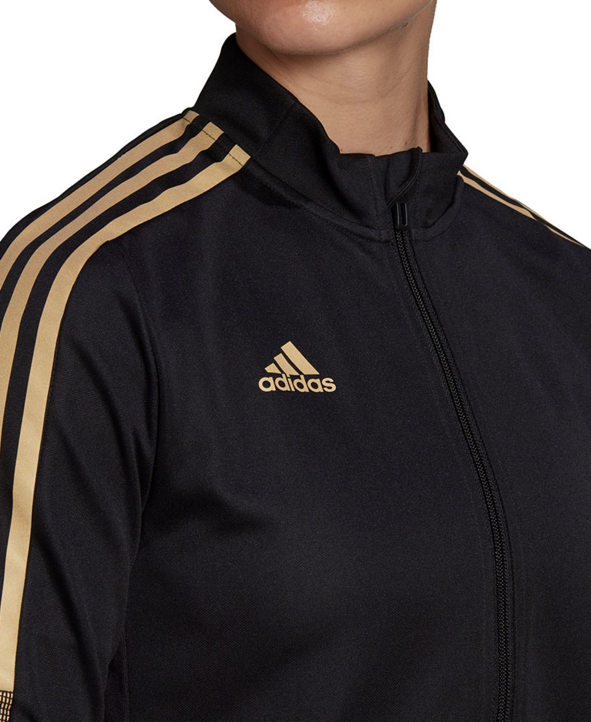 Jaqueta Adidas Tiro 21 Feminina Preta Tamanho Médio