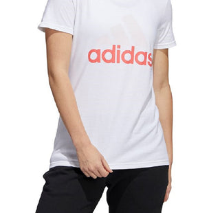 adidas Women's Badge Of Sport Logo Cotton T-Shirt White Size X-Small