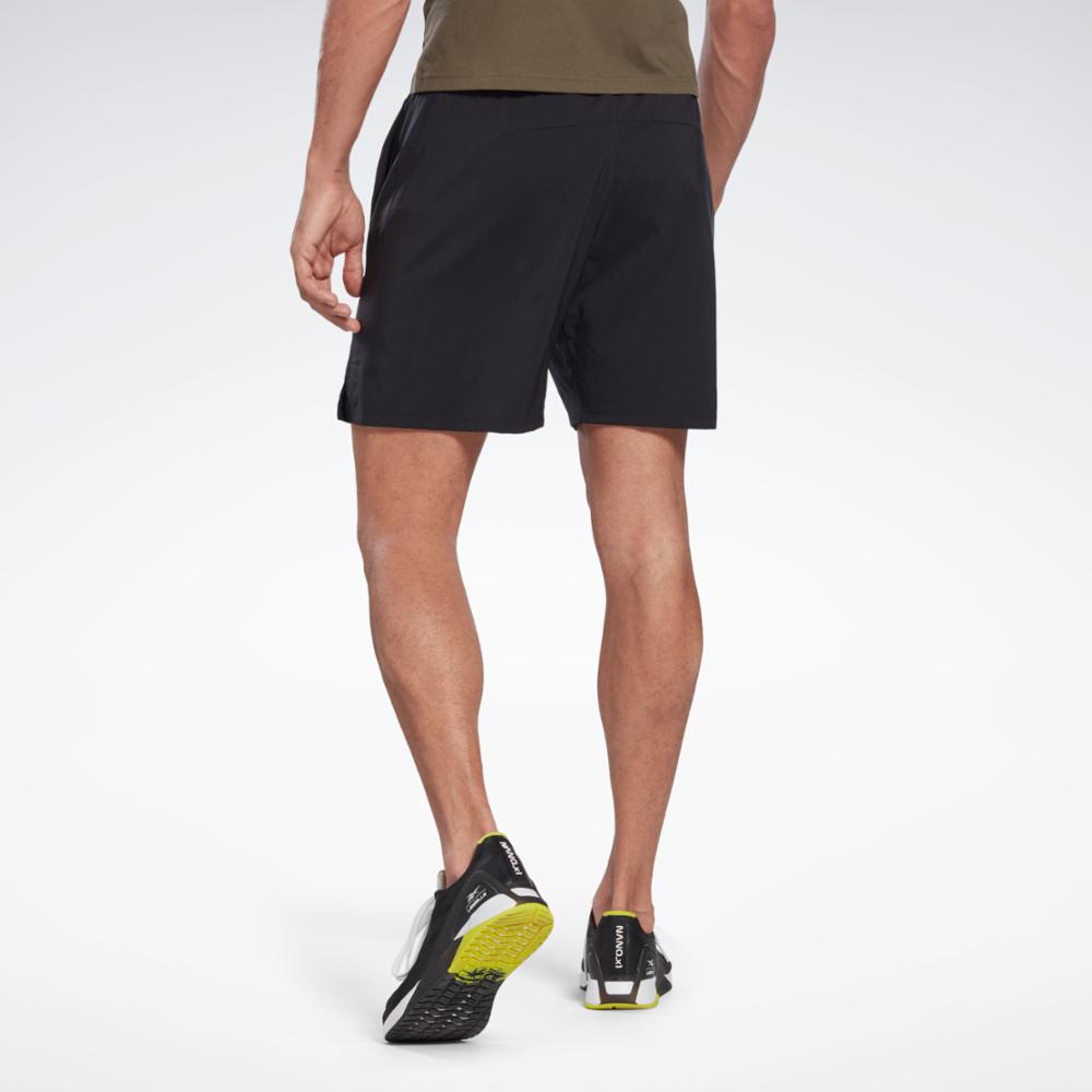 Shorts Reebok Training Session Speed ​​Masculino Preto Tamanho Médio