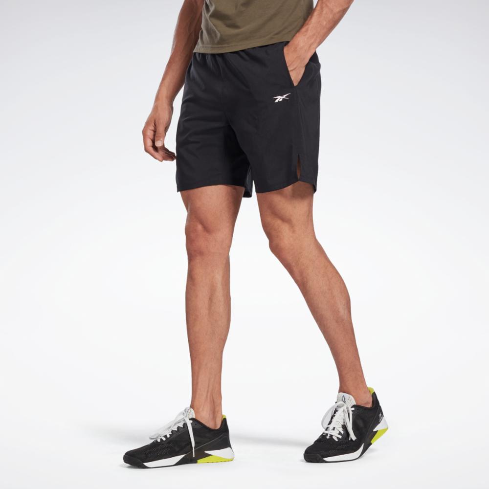 Shorts Reebok Training Session Speed ​​Masculino Preto Tamanho Médio