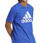 Camiseta Adidas Masculina Badge Of Sport Azul Tamanho Grande