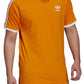 Camiseta de algodão adidas Adicolor 3-Stripes masculina laranja tamanho GG