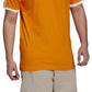 Camiseta de algodão adidas Adicolor 3-Stripes masculina laranja tamanho GG