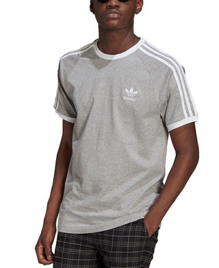 adidas Men's Adicolor 3 Stripes Cotton T-Shirt Green Size M