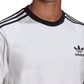 Camiseta de algodão adidas Adicolor 3 Stripes masculina, verde, tamanho M