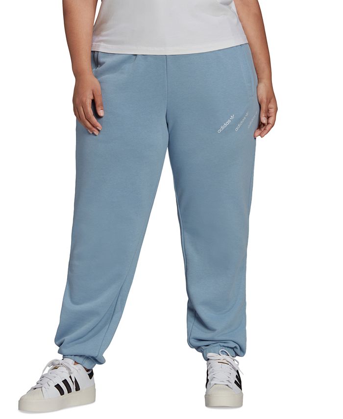 Calça de corrida feminina adidas azul tamanho 4X