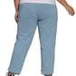 Calça de corrida feminina adidas azul tamanho 4X