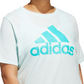 Camiseta Adidas Plus Size Feminina com Logo em Algodão, Cor Branca