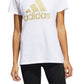 Camiseta Adidas Feminina Metallic Cotton Logo Branca Tamanho P