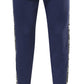 Calça de moletom Reebok Masculina Listrada com Logotipo Azul, Tamanho X-G