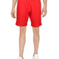 Shorts de moletom com estampa de logotipo Reebok Identity Regular Fit Masculino, vermelho, tamanho médio