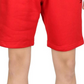 Shorts de moletom com estampa de logotipo Reebok Identity Regular Fit Masculino, vermelho, tamanho médio