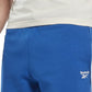 Shorts de moletom com estampa de logotipo Reebok Identity Regular Fit Masculino, azul, tamanho grande