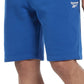 Shorts de moletom com estampa de logotipo Reebok Identity Regular Fit Masculino, azul, tamanho grande