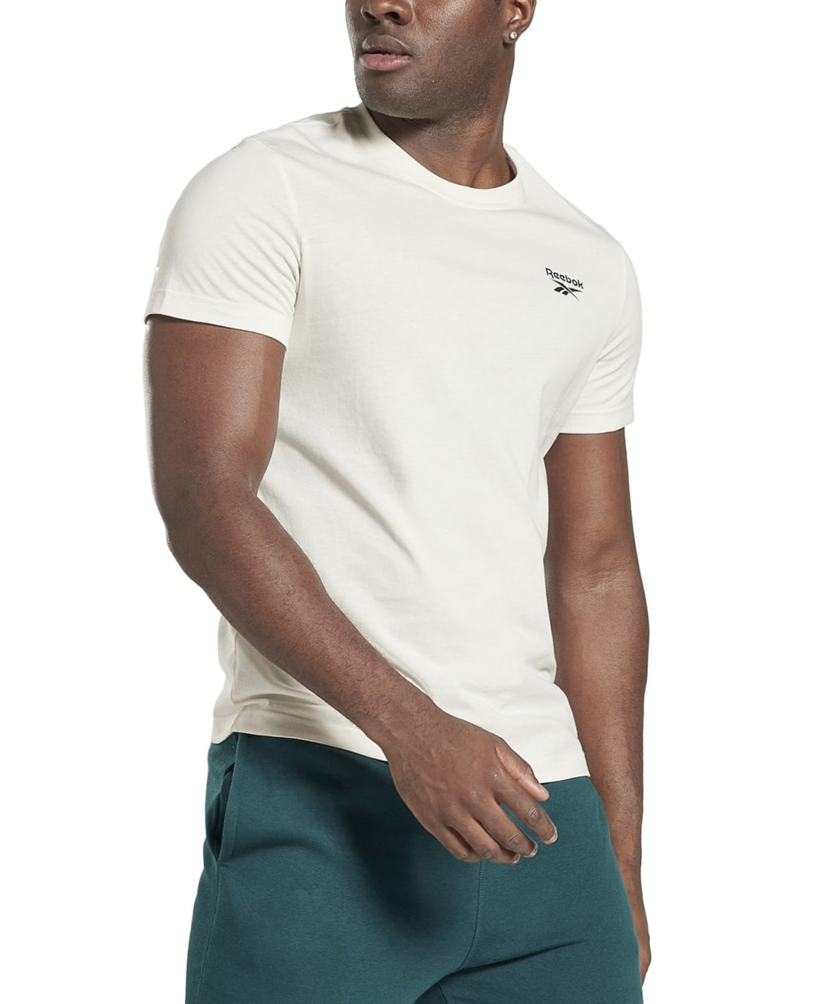 Camiseta Reebok Masculina Identity Classic Logo Graphic Branca Tamanho Grande