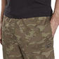 Reebok Masculino Allover Camo Print Cordão Shorts Verde Tamanho X-G