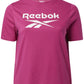 Camiseta Reebok Feminina com Logo Rosa Tamanho 2X